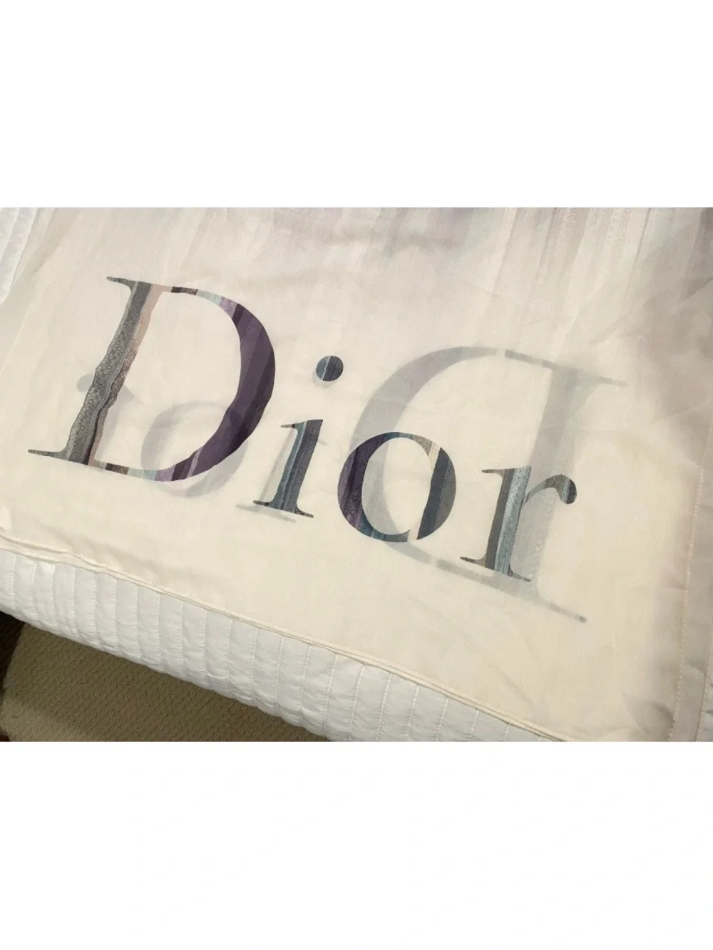 Christian Dior logo gauzy scarf - Picture 3 of 5